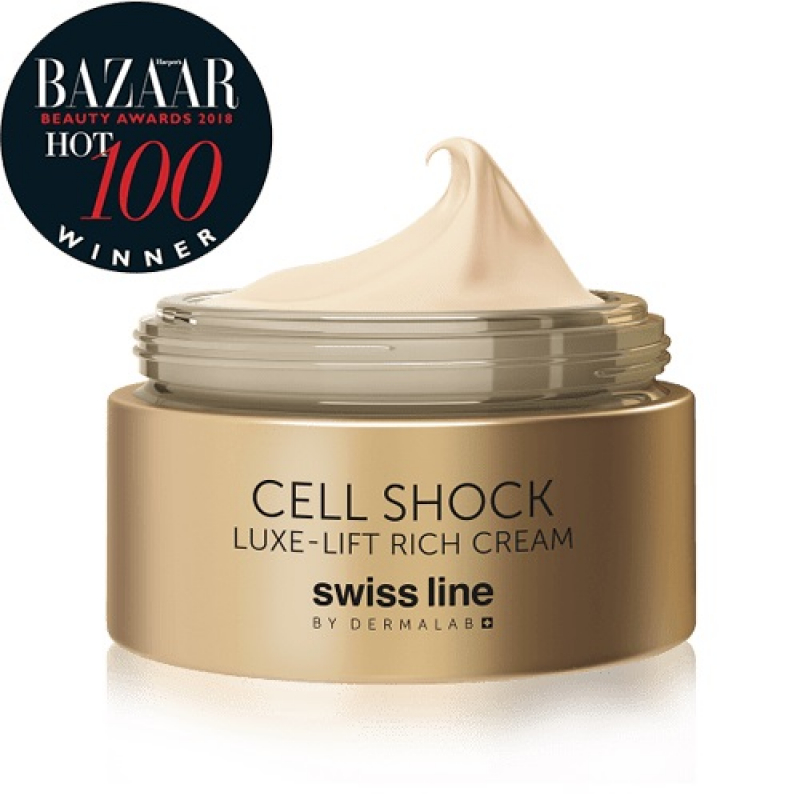 Kem tế bào cao cấp nâng cơ xóa nhăn toàn diện cho làn da thường và  khô  Cell Shock Luxe Lift Rich Cream